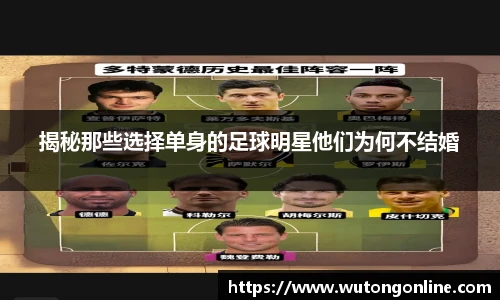 揭秘那些选择单身的足球明星他们为何不结婚